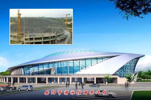保定游泳池网架